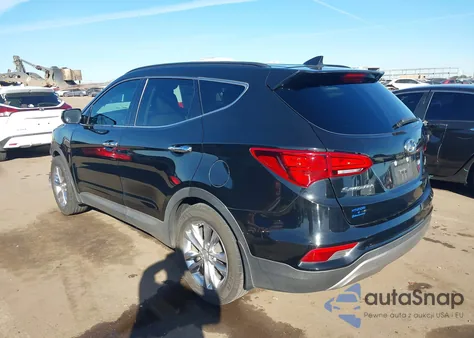 2017 Hyundai Santa Fe Sport 2.0T z USA, uszkodzony, nr VIN 5XYZU4LA4HG491315